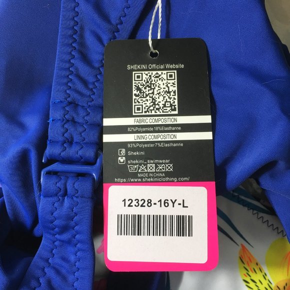 SHEKINI Tropical Floral Halter Bikini with Reversable Bottom!! NEW WITH… - Picture 15 of 16